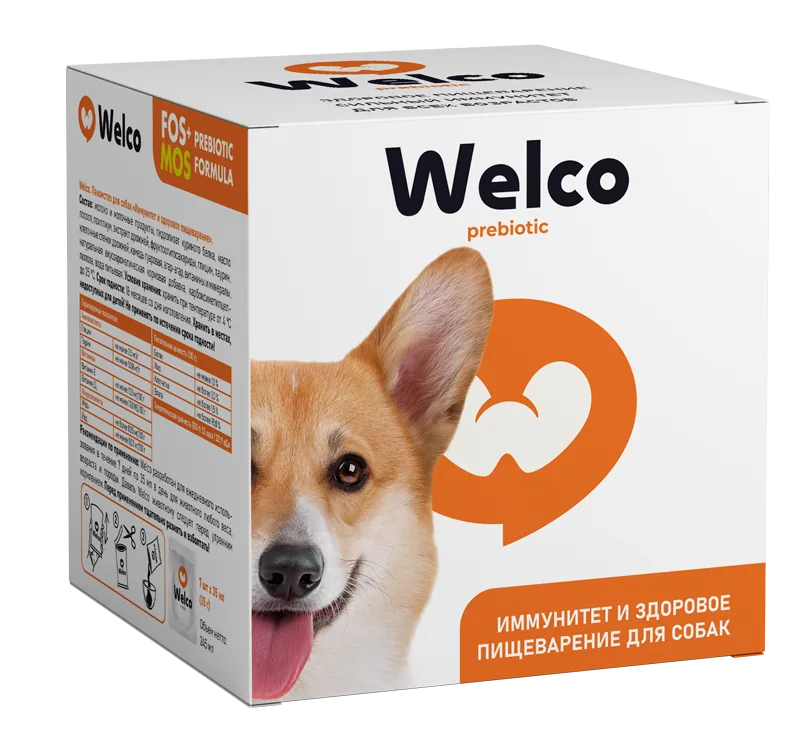 Упаковка Welco. Лакомство для собак "Иммунитет и здоровое пищеварение", 7*35 мл